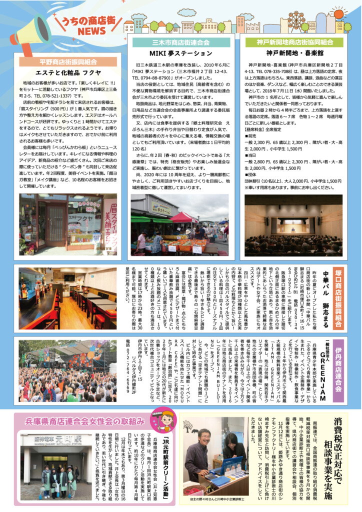 兵庫県商店街新聞　商店街だより　創刊号